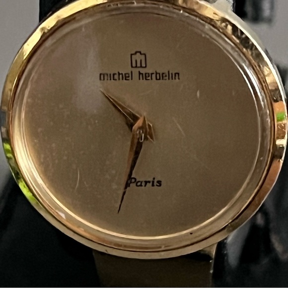 Vtg Michel Herbein 17 Jewels Manual Watch - Picture 13 of 15